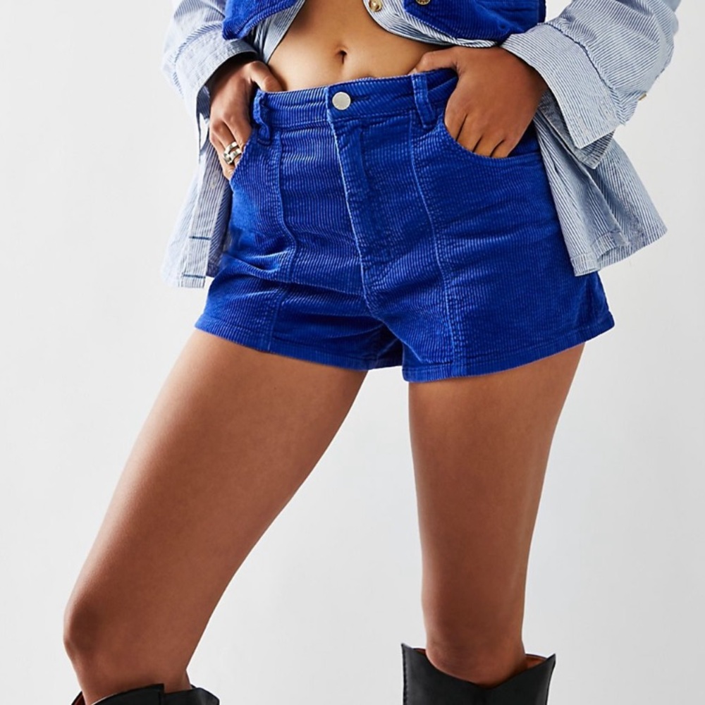 ROLLAS BLUE CORD SHORTS